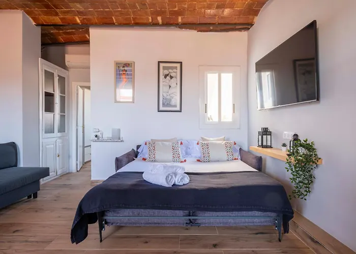 Atico Con Terraza En Fira - Negocios Y Turismo En Sants - Montjuic Apartman