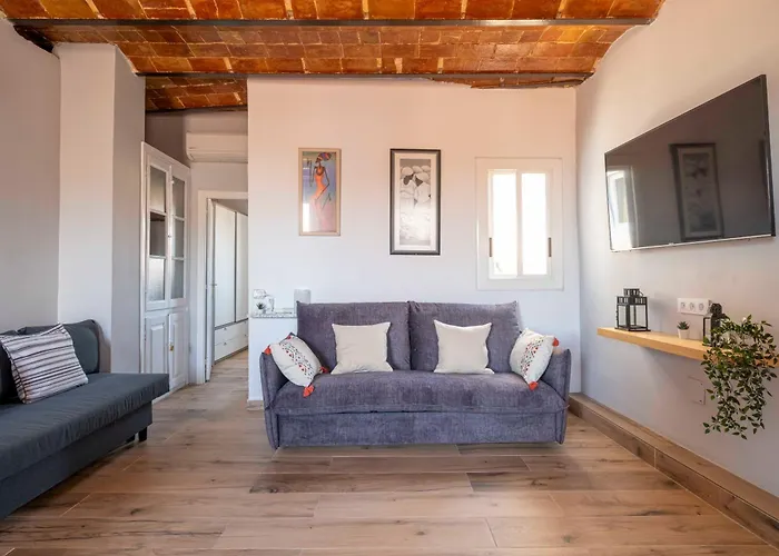 Atico Con Terraza En Fira - Negocios Y Turismo En Sants - Montjuic Apartman