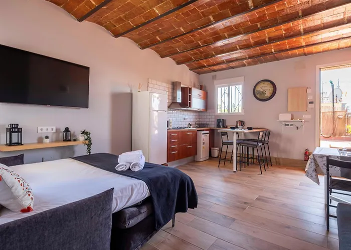 Apartman Atico Con Terraza En Fira - Negocios Y Turismo En Sants - Montjuic